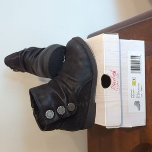 Blowfish Malibu Kids Sugar-t Toddler Girls Boots - Black - Size 9